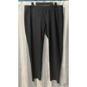 Eileen Fisher Women's Size M Elastic Waist Pull On Gray Casual Pants